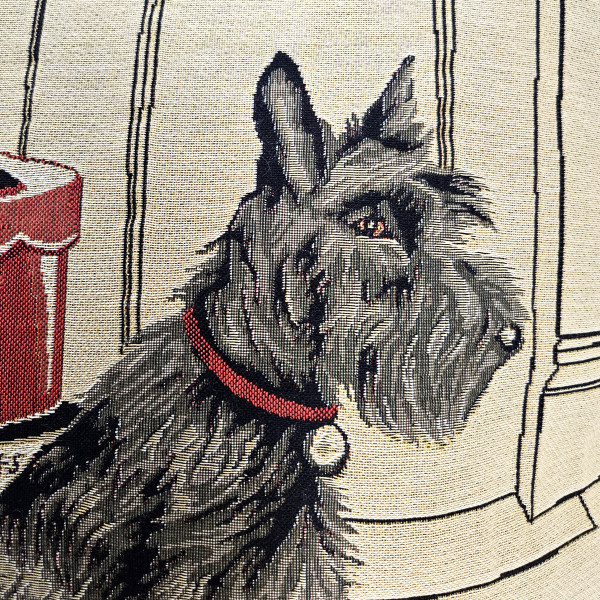 Knightsbridge Scottie Fashion Tapestry Throw Pillow 19x19