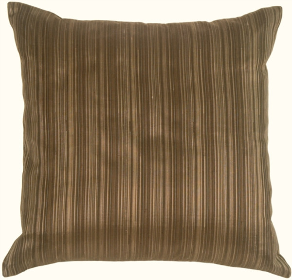 Fine Stripe in Taupe Silk