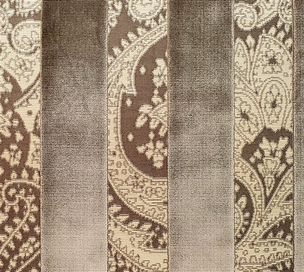 Robert Owl Stripe Velvet Pillow 22x22