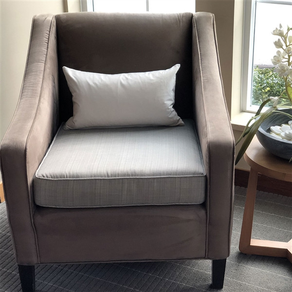 Corona Ivory Velvet Pillow 12x20