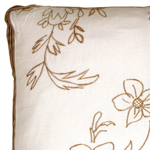 Swiss Flower Box Throw Pillow