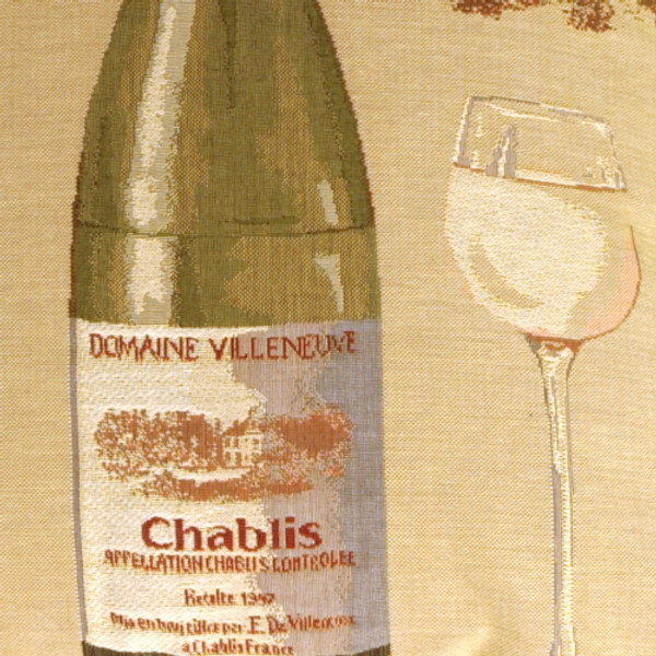 Fabrice de Villeneuve White Wine Pillow