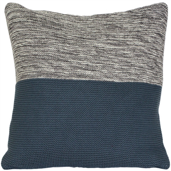 Hygge Espen Denim Blue Knit Pillow