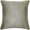 Sedona Microsuede Sage Gray Throw Pillow 20x20