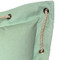 Nautical Pastel Green Cotton Throw Pillow 16x16