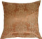 Copper with Copper Baroque Pattern Throw Pillow