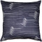 Tuscany Linen Shockwave Blue Throw Pillow 20x20