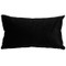 Jager Black Diamond Textured Velvet Throw Pillow 12x20