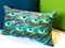 Peacock Tail Throw Pillow 12x20