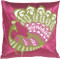 Proud Peacock Fuchsia Throw Pillow