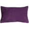 Wide Wale Corduroy 12x20 Purple Throw Pillow