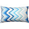 Pacifico Stripes Blue Throw Pillow 12X20