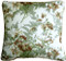 Brookside Garden Green 17x17 Throw Pillow