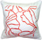 Summer Breeze Orange 20x20 Throw Pillow