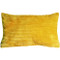 Wide Wale Corduroy 12x20 Golden Yellow Throw Pillow