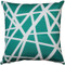 Birds Nest Teal Throw Pillow 19x19