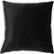 Castello Black Velvet 20 Inch Square Throw Pillow