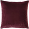 Castello Wine Velvet 20 Inch Square Throw Pillow Fabric