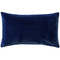 Castello Royal Blue 12x20 Inch Rectangular Velvet Throw Pillow