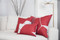 Petra & Co. Boketto, Meraki and Aurora Throw Pillows in Spanish Red