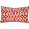 Follow Me Fiesta Pink and Orange Throw Pillow 12x19