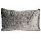 Artemis Pewter Gray Velvet Throw Pillow 12x20