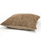 Genuine Suede Leather Camel Throw Pillow 20x20