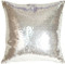 Silver Sequins Accent Pillow