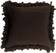 Secret Garden Black 18x18 Square Accent Pillow