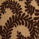 Brackendale Ferns Brown Throw Pillow
