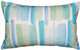 Beach Glass Blue Throw Pillow 12x20