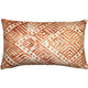 Tangga Orange Throw Pillow 12X20