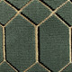 Romo Pendant Teal Throw Pillow 12x20