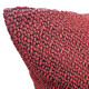 Crimson Boucle Lumbar Pillow 12x20