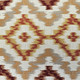 Rust & Gold Geometric Square Pillow 18x18