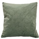 Mixed Greens Velvet Throw Pillow 18x18