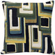 Mid Century Ravine Geometric Throw Pillow 22x22