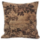 Elm Forest Sepia Tapestry Throw Pillow 21x21