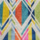 Marquis Chevron Fiesta Velvet Throw Pillow 21x21