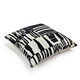Spanish Steps Black Velvet Throw Pillow 16x16