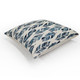 Skyward Plumage Blue Woven Throw Pillow 21x21
