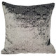Artemis Pewter Gray Velvet Throw Pillow 17x17