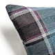 Highland Felt Indigo & Heathered Plum Plaid Throw Pillow 19x19