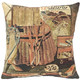 Angler's Cache Belgian Tapestry Throw Pillow 19x19