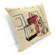 Jet Set Westie Fashion Tapestry Throw Pillow 19x19