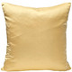 Lumina Buttercup Ribbed High-Sheen Throw Pillow 17x17