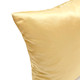 Lumina Buttercup Ribbed High-Sheen Throw Pillow 17x17