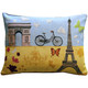 Summer in Paris 15x20 Tapestry Throw Pillow