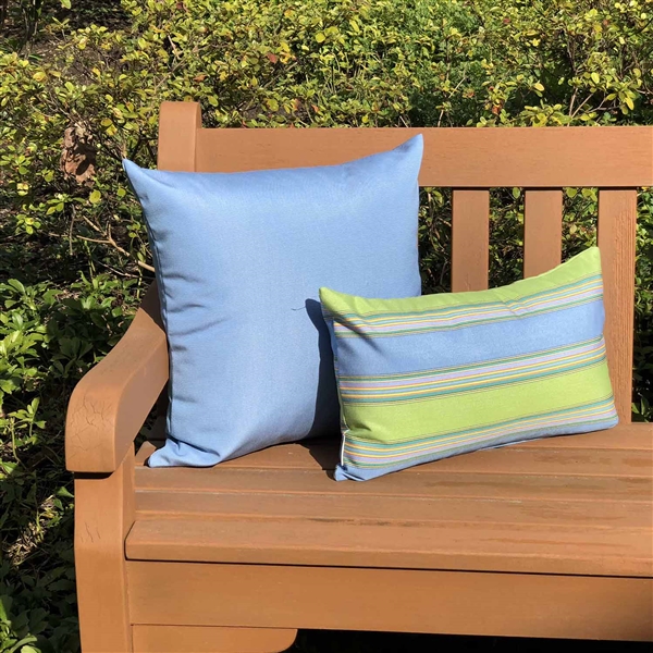 Sunbrella Bravada Limelite 12x19 Outdoor Pillow from Pillow Decor