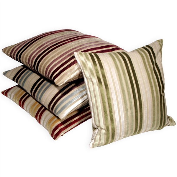 Striped throw pillows for clearance couch